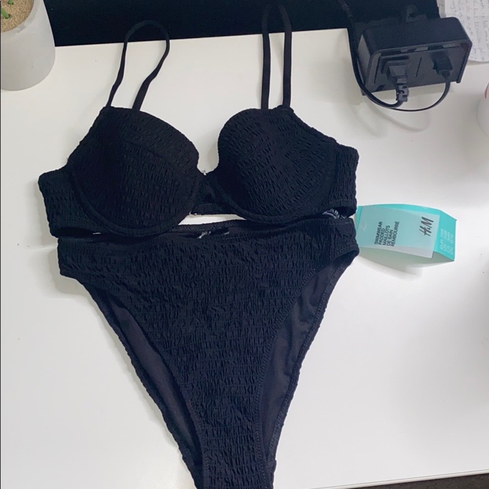H&M Black Bikini top and bottoms